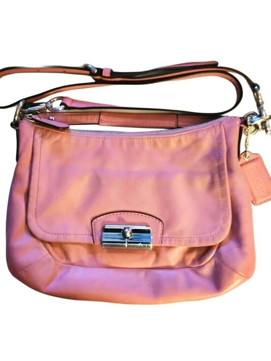 Coach Handbags - COACH AUTHENTIC CROSSBODY PINK "KRISTIN" CONVERTIBLE PURSE, PRE-OWNED